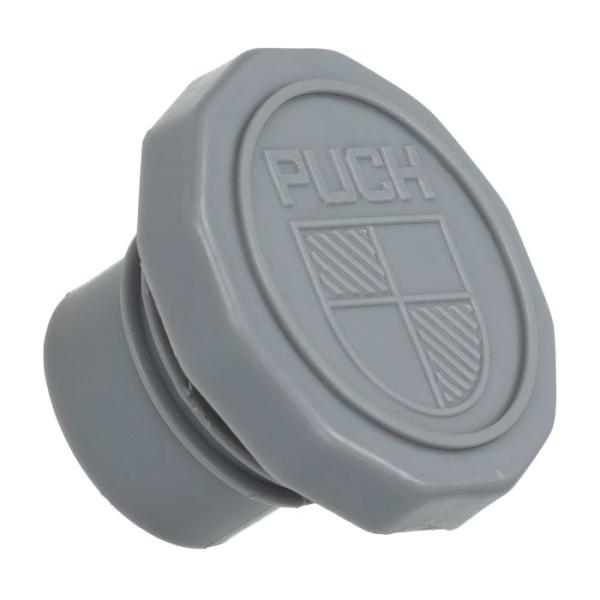 Tankdeckel 30mm grau mit "PUCH" Logo
